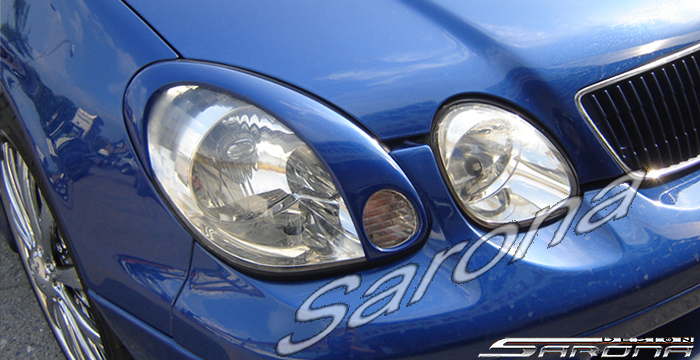 Custom Lexus GS300/400 Eyelids  Sedan (1998 - 2005) - $99.00 (Manufacturer Sarona, Part #LX-009-EL)